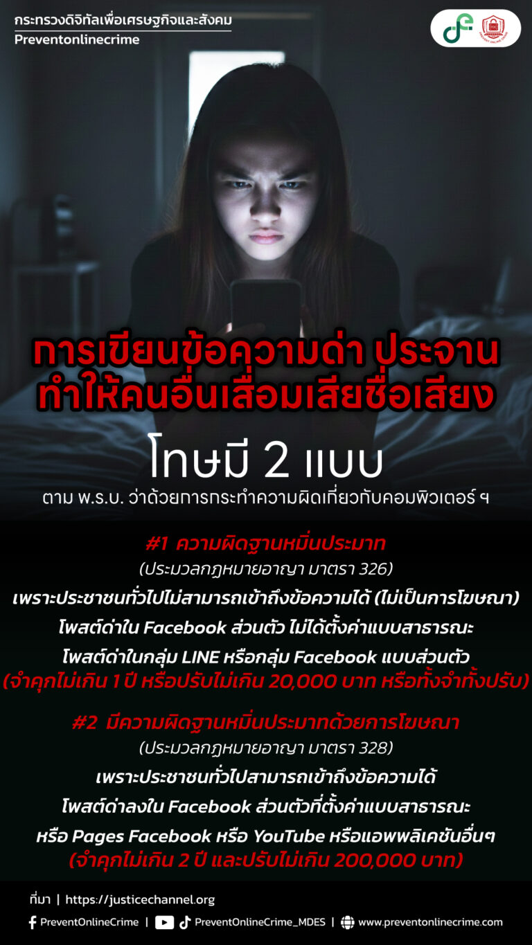 แอดมินเพจ/เจ้าของแพลตฟอร์ม/ผู้ให้บริการ ต้องช่วยระงับเนื้อหาผิด